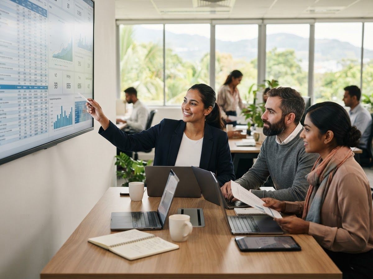 Räknelsen – team för dataanalys och infrastruktur med bas på Mauritius